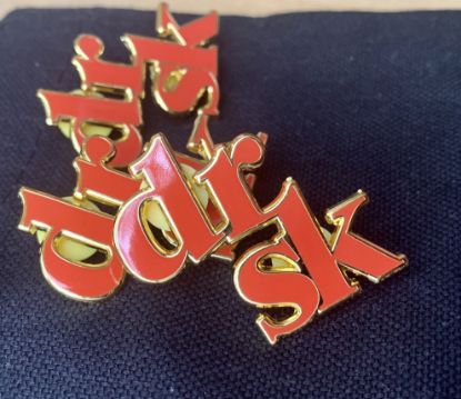 Picture of Gold & Red Enamel Pin